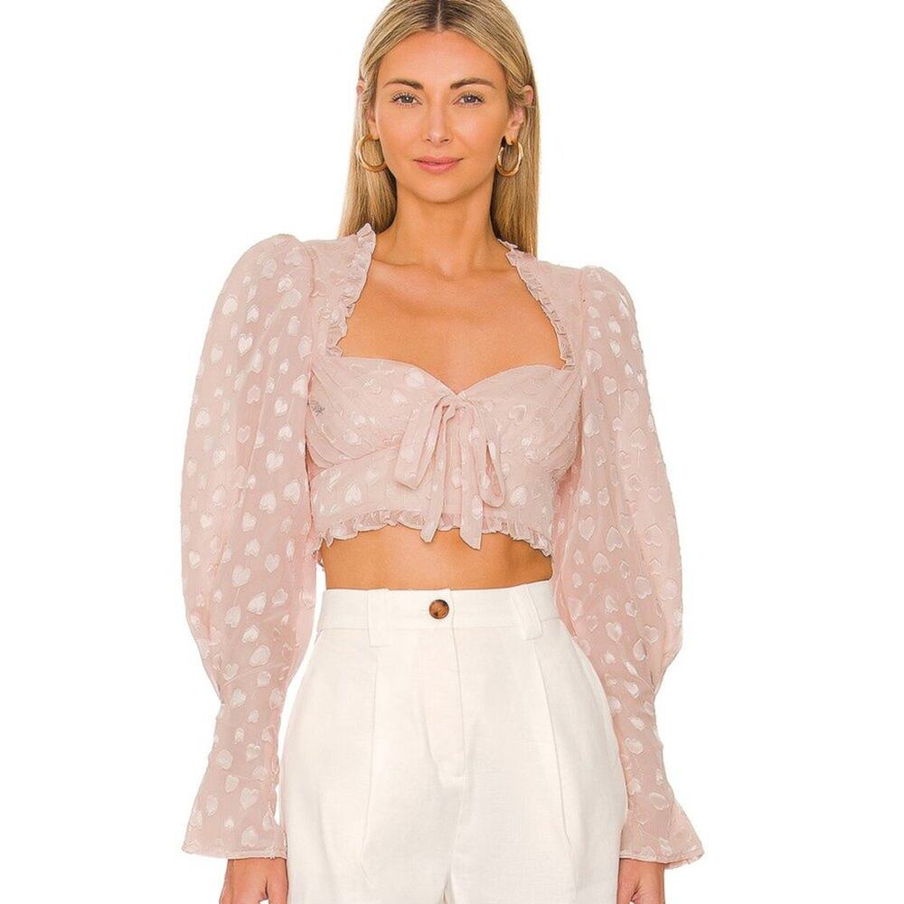 Majorelle Valerie Top in Blush Pink NWOT Size Small